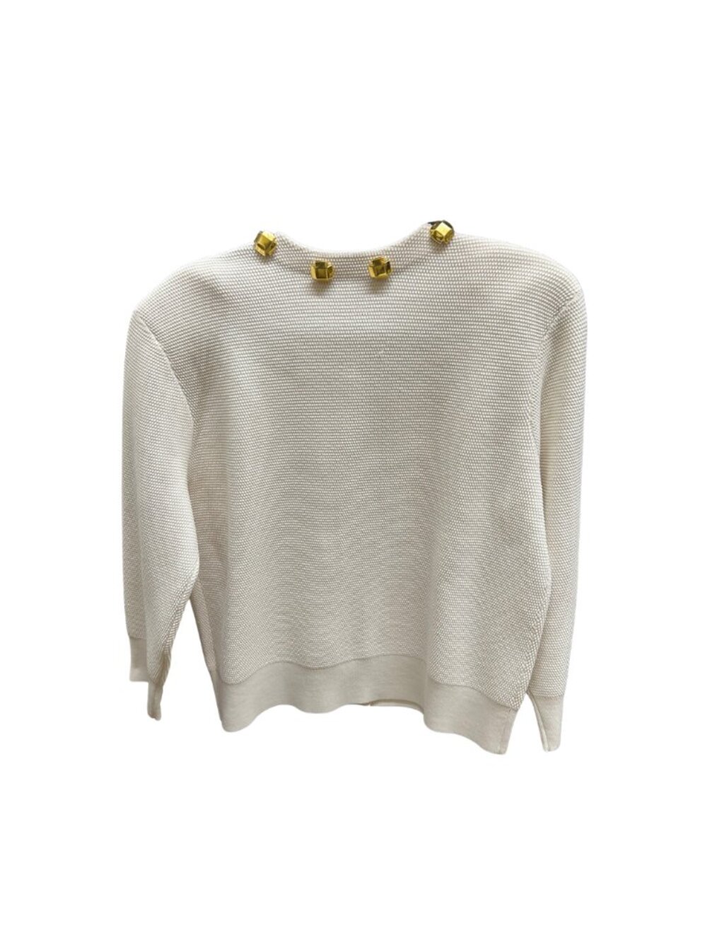 St John Cream/ Gold Stud Sweater - Picture 2 of 2